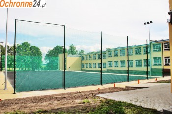 Olesno Ogrodzenie boiska szkolnego i piłkarskiego siatki ochraniające, 10x10 cm, 4 mm Sklep Olesno